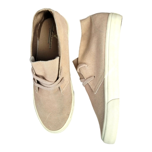 American Eagle Outfitters Tan Suede Chukka Sneakers - Picture 6 of 10